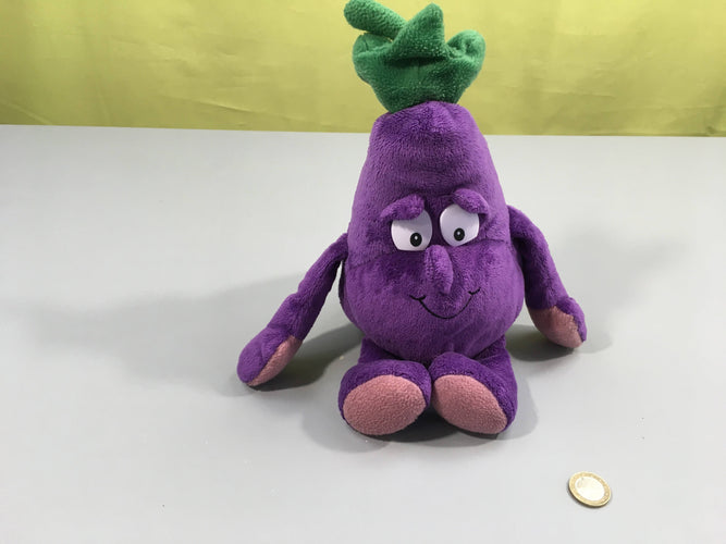 Peluche aubergine, moins cher chez Petit Kiwi