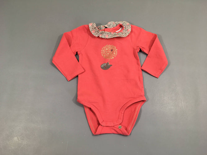 Body m.l rose col fleurs, moins cher chez Petit Kiwi