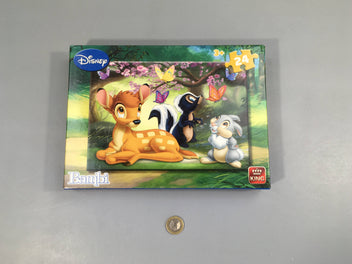 Puzzle Bambi 24 pcs +3a Boites légèrement griffée Complet