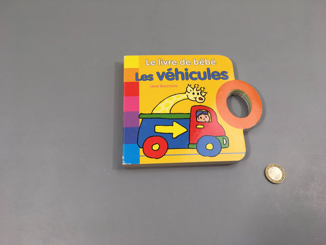 Les véhicules- Le livre de bébé, moins cher chez Petit Kiwi