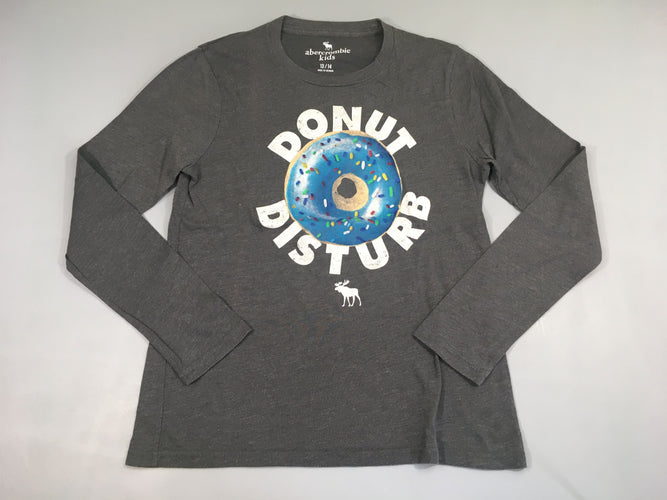 T-shirt m.l gris chiné Donut, légèrement bouloché, moins cher chez Petit Kiwi