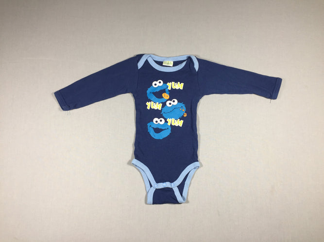 Body m.l bleu muppets - Sesame Street, moins cher chez Petit Kiwi