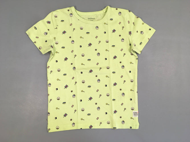 T-shirt m.c jaune donuts, moins cher chez Petit Kiwi