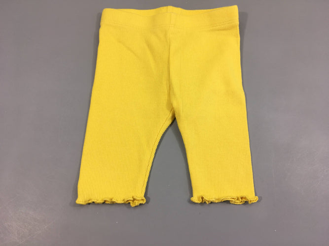 Legging jaune texturé, moins cher chez Petit Kiwi