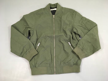 Veste zippée bomber kaki