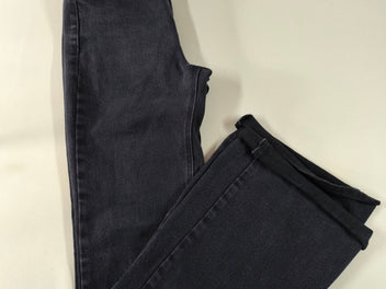 Jeans noir bootcut à revers, Hallys, S