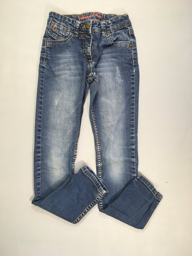 Jeans effet éraillé, moins cher chez Petit Kiwi