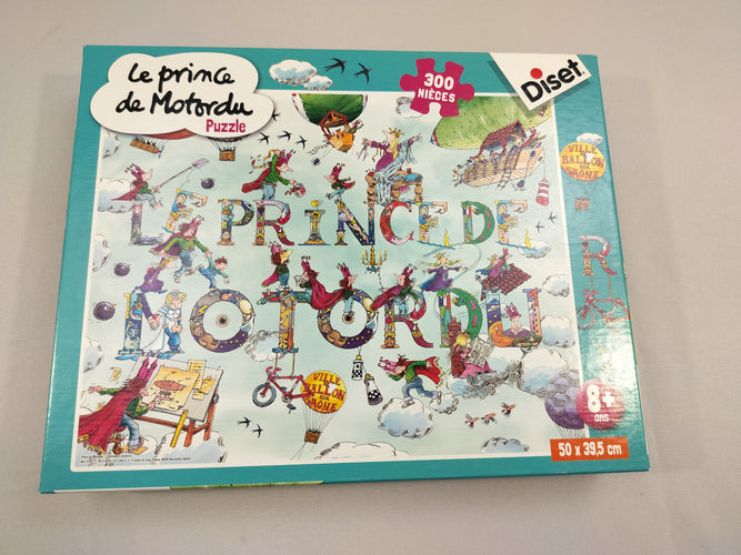 Complet Puzzle Le prince Motordu 300pcs, moins cher chez Petit Kiwi