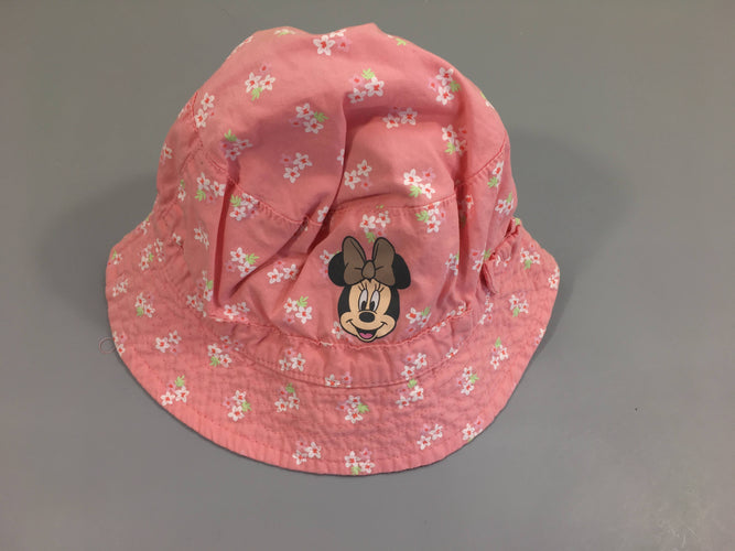 Chapeau roseà fleurs, Minnie -86cm, moins cher chez Petit Kiwi