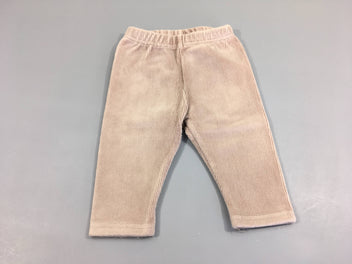 Pantalon velours côtelé beige, tout doux