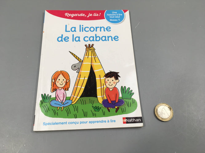 La licorne de la cabane-Regarde je lis!, moins cher chez Petit Kiwi