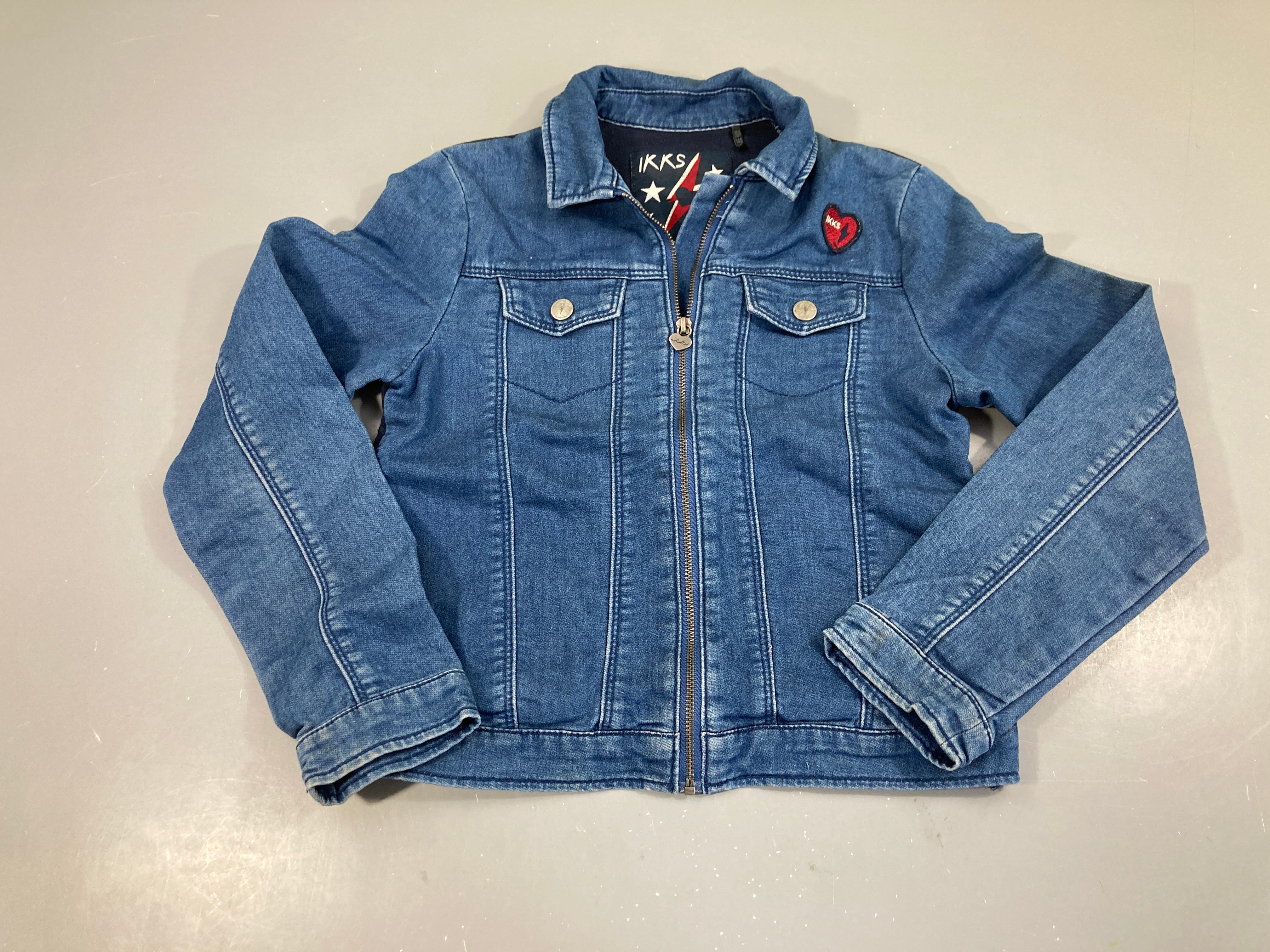 Veste Denim Ikks dos molleton noir