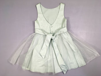 Robe s.m vert clair tulle dos ouvert