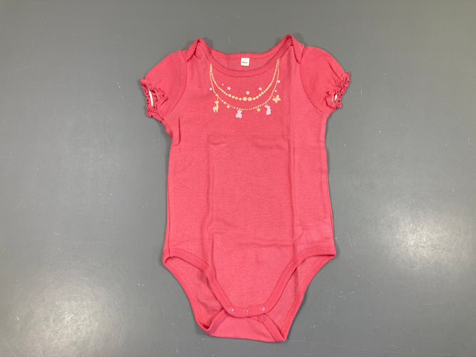 Body m.c rose motifs collier, moins cher chez Petit Kiwi