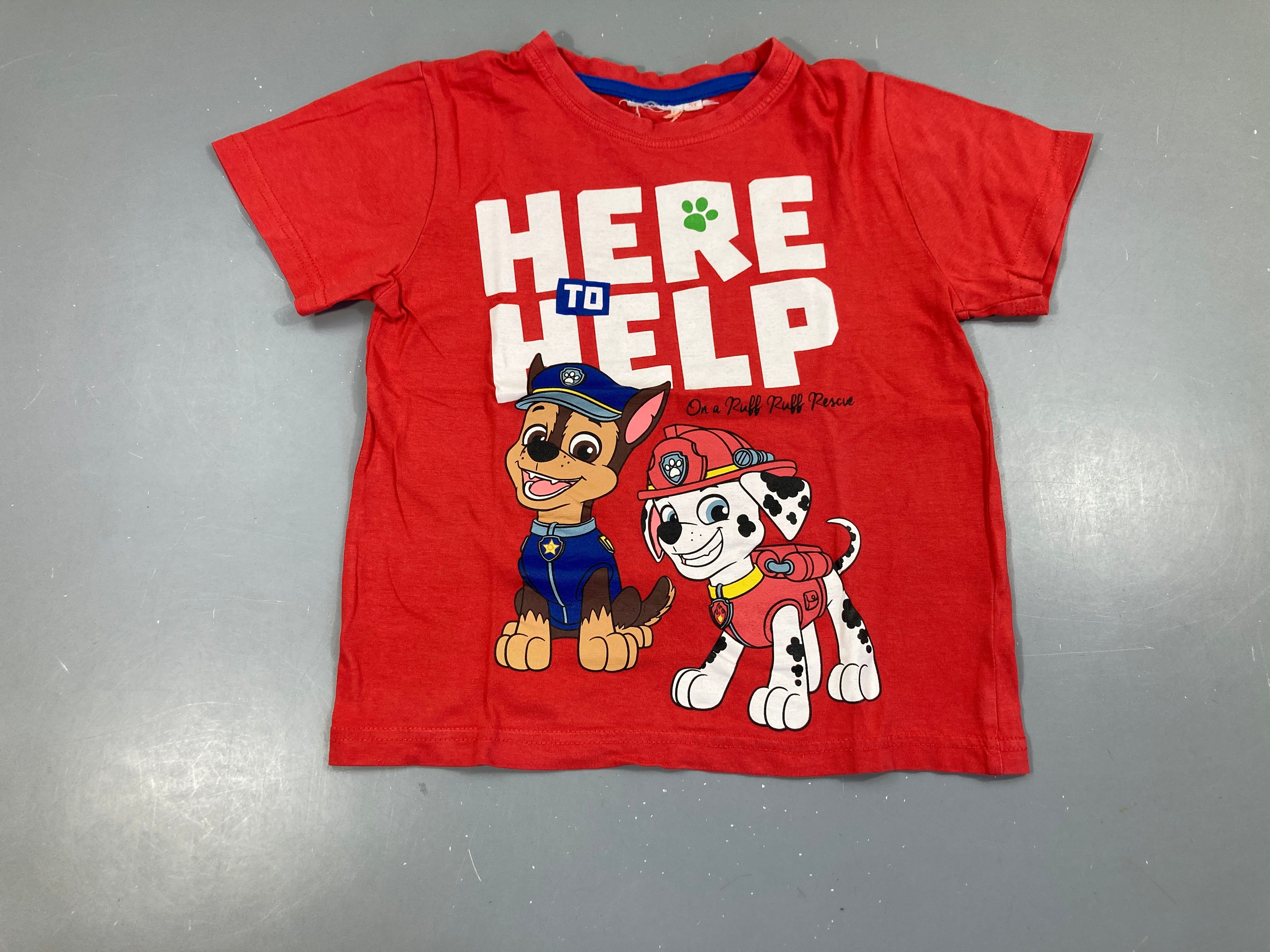 T-shirt m.c rouge Here