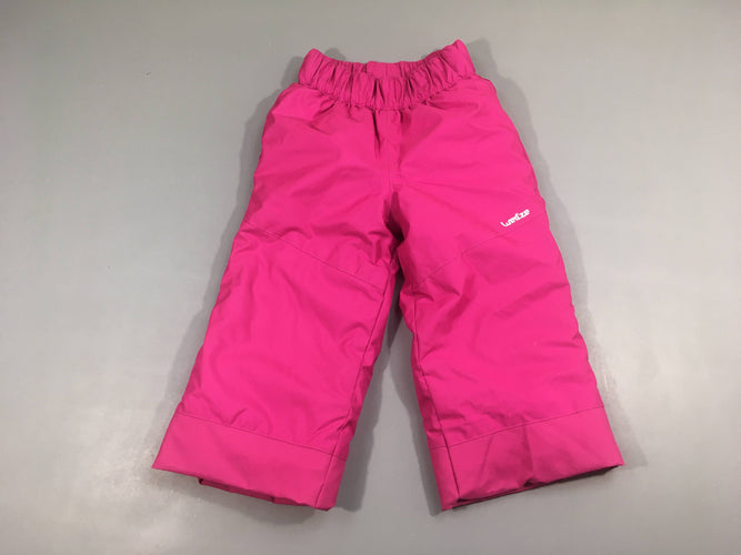 Pantalon de ski rose vif Wedze, moins cher chez Petit Kiwi