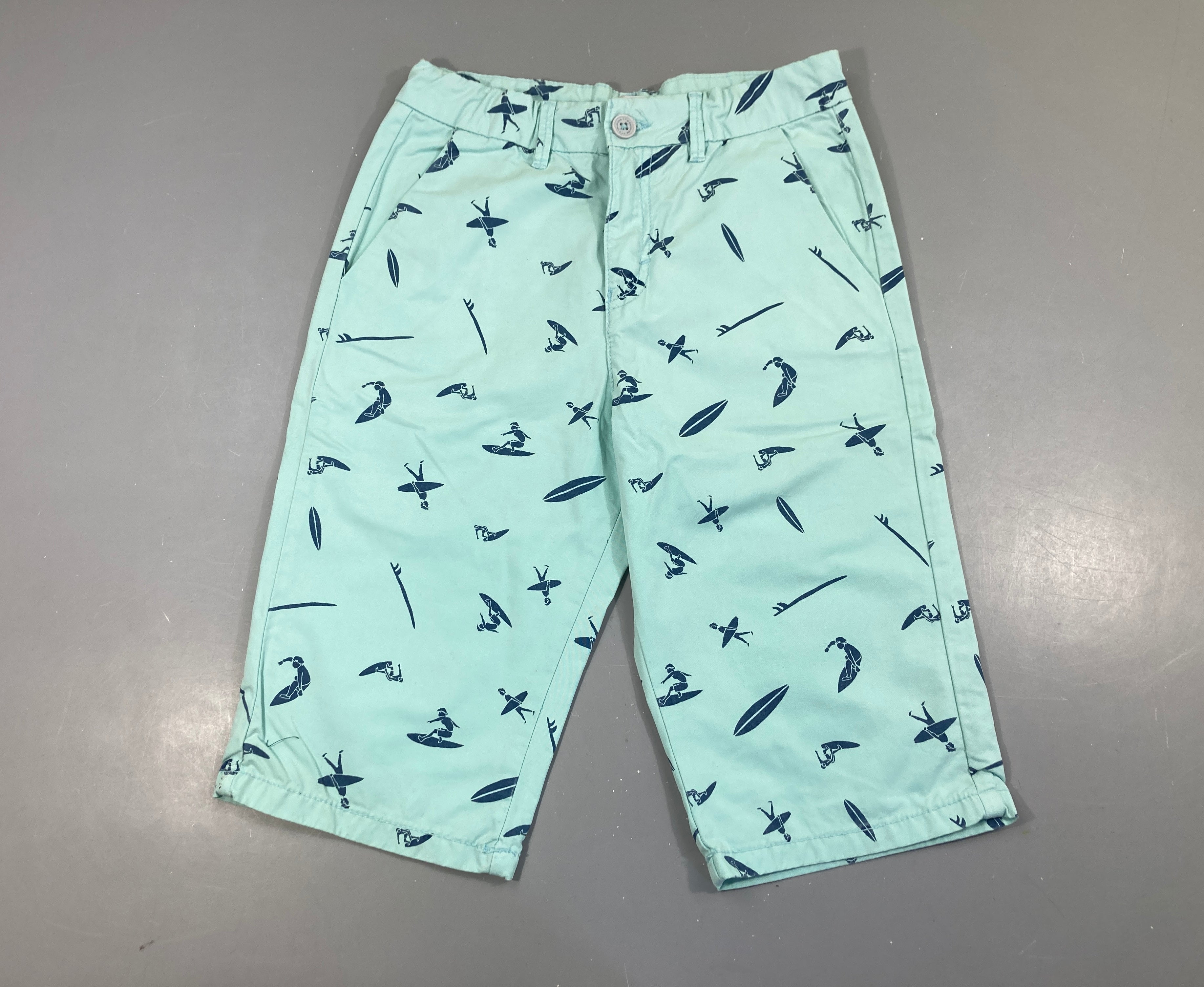 Bermuda bleu clair voiles