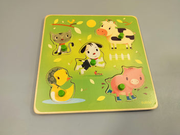 Puzzle en bois animaux