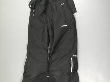 Pantalon de ski noir wedze à bretelles