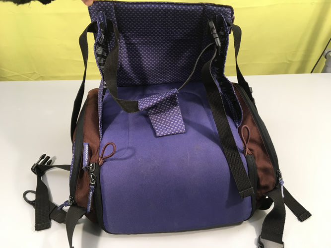 Original Bag 2 en 1 violet sac à langer et réhausseur, avec tapis à langer, moins cher chez Petit Kiwi