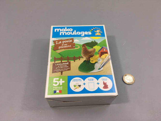 NEUF Mako moulages la poule et ses poussins, 5+, moins cher chez Petit Kiwi