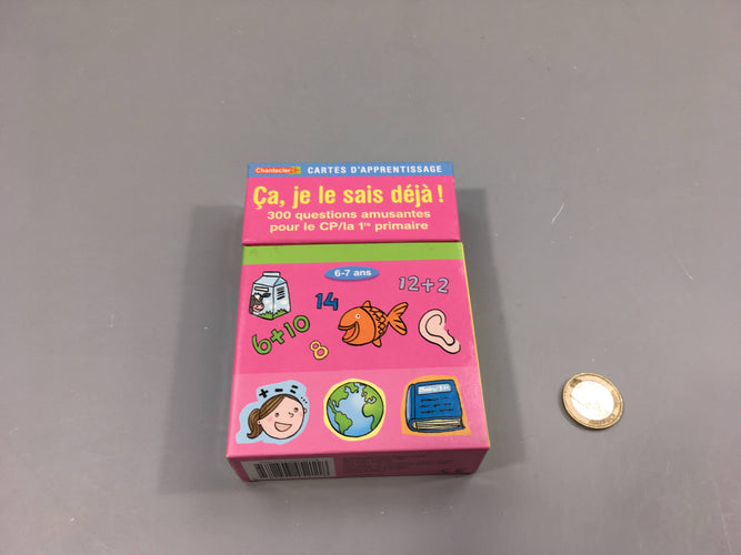 ça, je le sais déjà! 6-7ans, moins cher chez Petit Kiwi