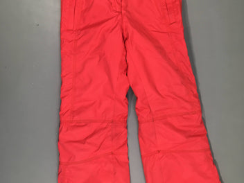 Pantalon de ski rose Poivre Blanc-Légèrement souillé bas jambes