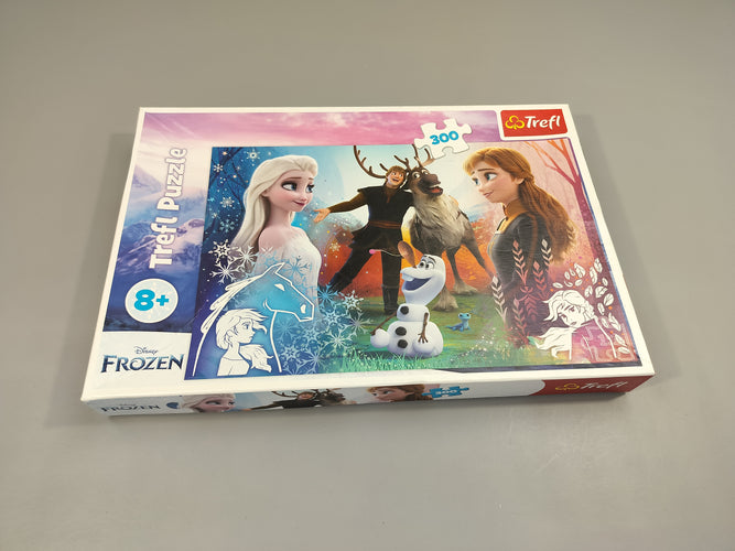 Complet, puzzle reine des neiges. 300pcs 8+, moins cher chez Petit Kiwi