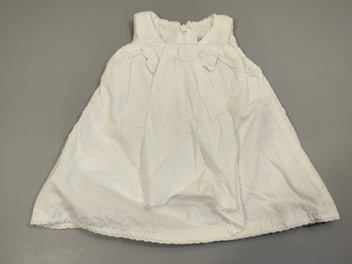 Robe s.m blanche  100% coton