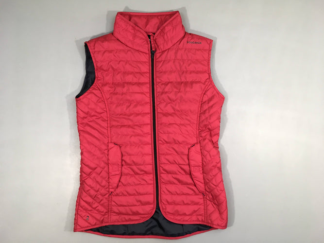 Bodywarmer rouge foncé Fouganza, moins cher chez Petit Kiwi