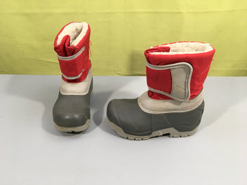 Bottes de neige Arpenaz 100 rouge/gris, 28