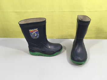 Bottes de pluie bleu foncé Sailing, 26, motifs usé