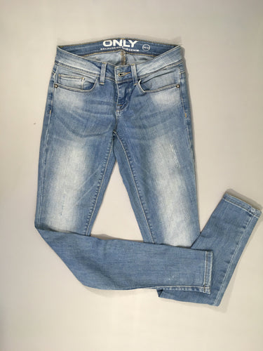 Jeans taille basse effet éraillé 26-32, moins cher chez Petit Kiwi