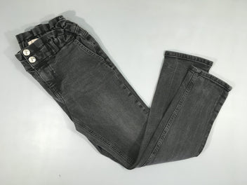 Jeans gris foncé taille élastique