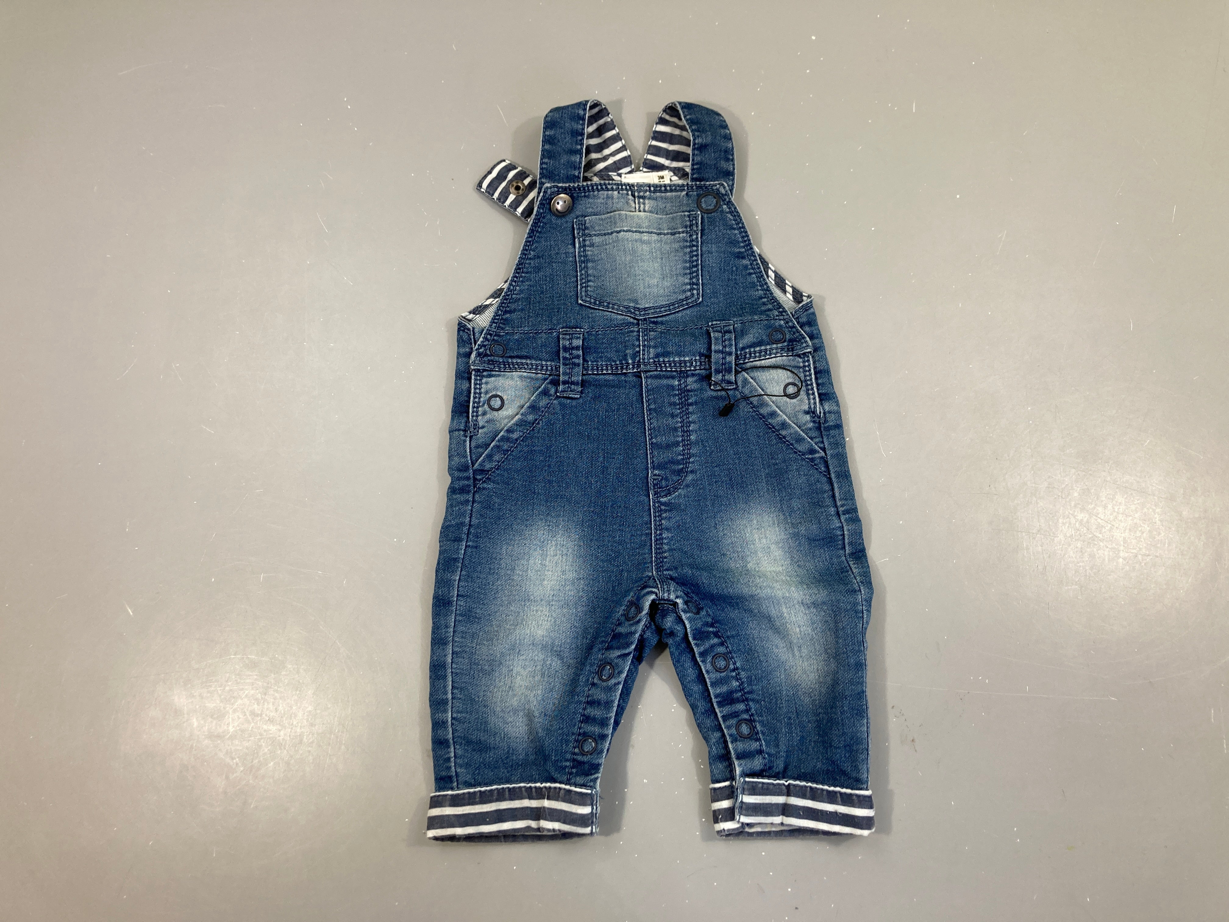 Salopette Denim à revers