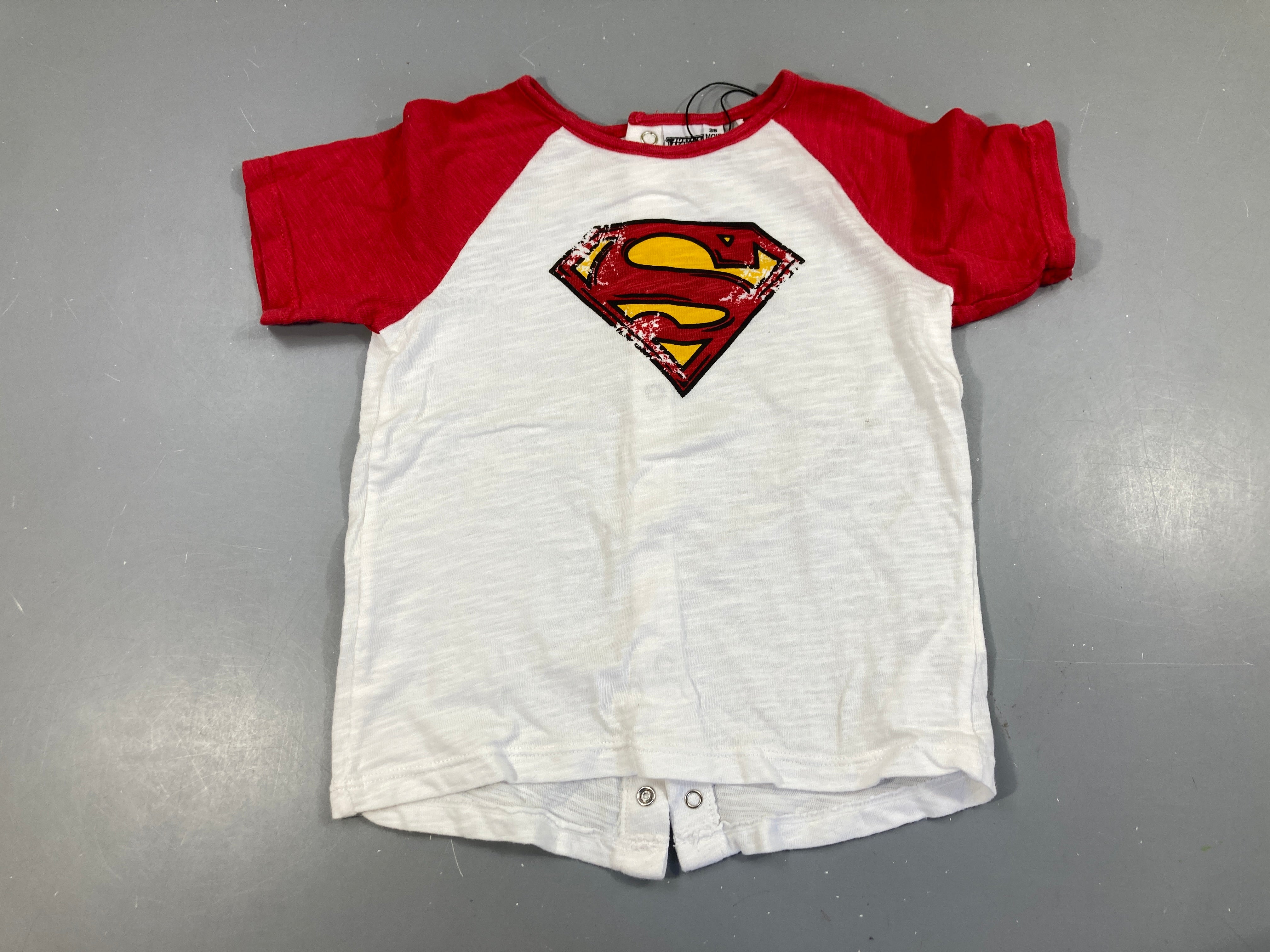 T-shirt m.c blanc-rouge Spiderman pression dos