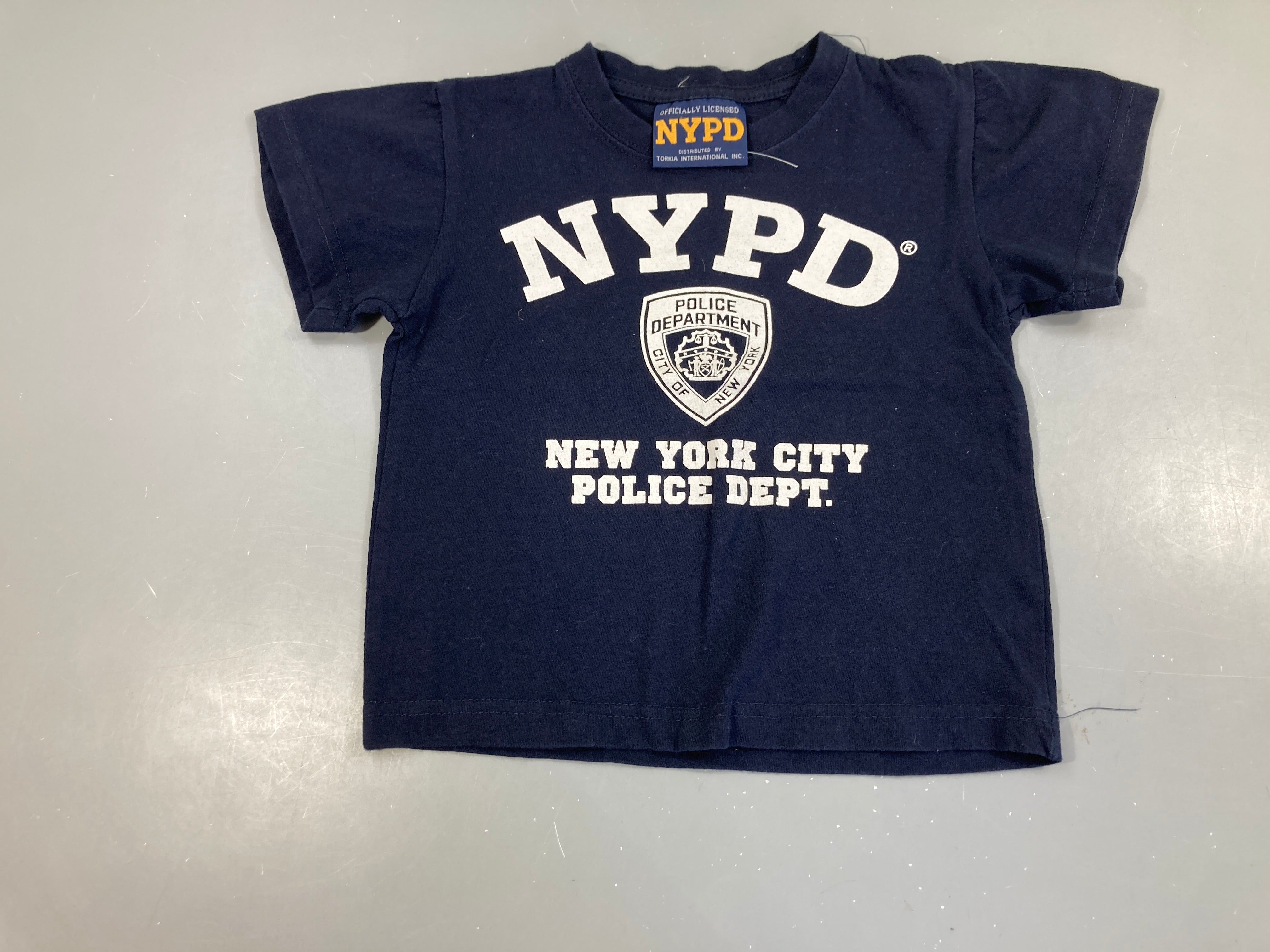 T-shirt m.c bleu foncé NYPD