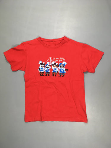 T-shirt m.c rouge Un pour tous, tous pour un!, moins cher chez Petit Kiwi