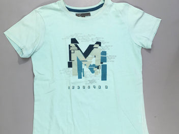 T-shirt m.c bleu clait M- Légèrement bouloché