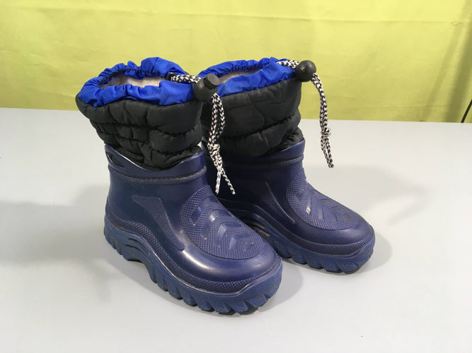 Bottes de neige bleues fourrées, moins cher chez Petit Kiwi