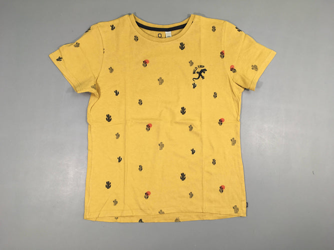 T-shirt m.c jaune moutarde cactus wild trip, moins cher chez Petit Kiwi