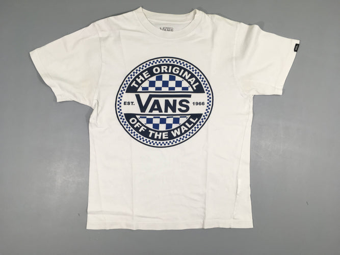 T-shirt m.c blanc Vans, moins cher chez Petit Kiwi