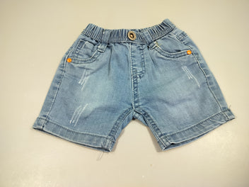 Short denim 90% coton 8% polyester 2% élasthanne