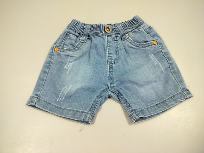 Short denim 90% coton 8% polyester 2% élasthanne, moins cher chez Petit Kiwi