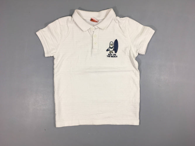 Polo texturé jersey m.c Boy Beach, moins cher chez Petit Kiwi