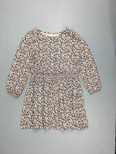 Robe m.l rose pâle fleurie, moins cher chez Petit Kiwi