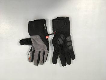 Gants Ski ZANIER noir et gris , légèrement bouloché S