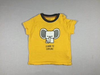 T-shirt m.c jaune éléphant