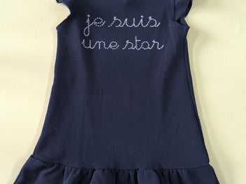 Robe m.c bleu marine 