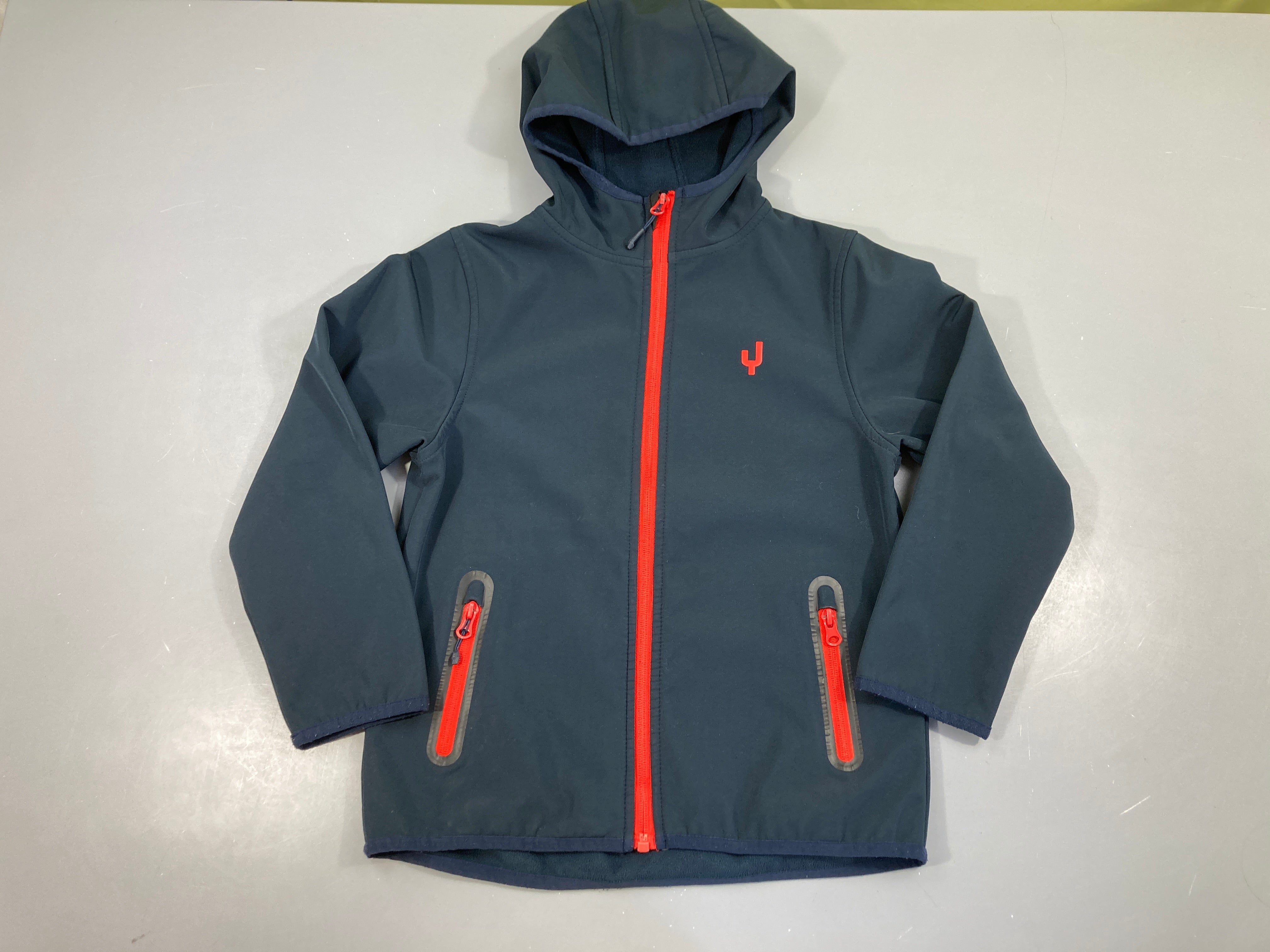Veste softshell à capuche bleu foncé Yacucho